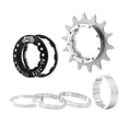 thumbnail image 2 of Almencla 14T Single Speed Flywheel Adapter Cassette Set Gear Conversion Kit Fixie, 2 of 8