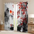 thumbnail image 2 of Castle Fairy Sakura Blackout Curtains Set of 2 (52x84 Each),Scenery Window Curtains, 2 of 6