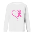 thumbnail image 4 of YABCSAZ Breast Cancer Shirts Tops for Women/Short Sleeve Shirts/Crewneck Shirt/Sweatshirt/Hoodie with Blessed Breast Cancer Pink Ribbon/Breast Cancer Awareness Breast Cancer Survivor Gifts for Women, 4 of 4