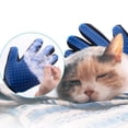 thumbnail image 1 of Gant de Toilettage pour Chat, Gant de Toilettage pour Animaux (Bleu Classique), 1 of 4