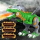 thumbnail image 2 of Juguete de dinosaurio en aerosol eléctrico, modelo de dinosaurio mecánico, juguetes para niños, color blanco, 2 of 3