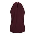 thumbnail image 1 of WEAIXIMIUNG Carnival Women's New Solid Color Sequin Micro Elastic Sequin Vest, 1 of 9