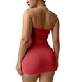 thumbnail image 5 of Enjoytime Womens Bathing Suits Mesh Sheer Tummy Control Halter Bikini Set Cutout High Cut One Piece Swimsuit, 5 of 5