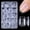 Extra Short Square, variant on Short Square  Tips, 480 count Soft Gel  Tips Square Shape Clear  Nails Full Cover  Nails Tips for Extensions Manicure  DIY 15 Sizes