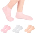 thumbnail image 2 of LOVEVERSilicone Moisturizing Socks  Softening Dry Cracked Feet Rough Skins & Anti Slip Aloe Socks  for Dry Cracked Feet Women  Calluses  Spa Gel Socks Foot Care, 2 of 2
