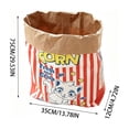 thumbnail image 2 of CHJK Crinkle Cat Sack, 29 x 14 Inch Large Foldable Cat Play Bag, Interactive Kraft Paper Hideaway & Tunnel Toy for Cat Pet, Cute Room Decor， D, 2 of 7