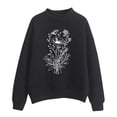 thumbnail image 1 of Sweatshirts à Col Rond pour Femmes, Coupe Ample Décontractée, Pulls Confortables, Tenues de Mode Automne 2023, 1 of 2