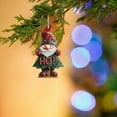 thumbnail image 6 of LmnLft Christmas Ornaments Rhinestone Santa Decor For Tree, Bling Acrylic Santa Claus Hanging Decoration For Holiday Party, Xmas Home And Car Interior Decor, 6 of 6