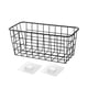 thumbnail image 4 of Cesta de almacenamiento de alambre metálico, organizador de malla, contenedor colgante con ganchos, resistente a la oxidación Negro, 4 of 9