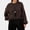 Coffee, variant on Teylalorva Women's Sweater Crew Neck Plain Long Sleeve Knit Pullover Essential Basic For Closet Khaki Size M