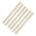 thumbnail image 1 of 100 Pack Double Loop Wire Binding Spines, 1/2 Inch Diameter 3:1 Pitch 34 Loop Metal Wire Binding Ring for School Office Notebook Maker, 1 of 7