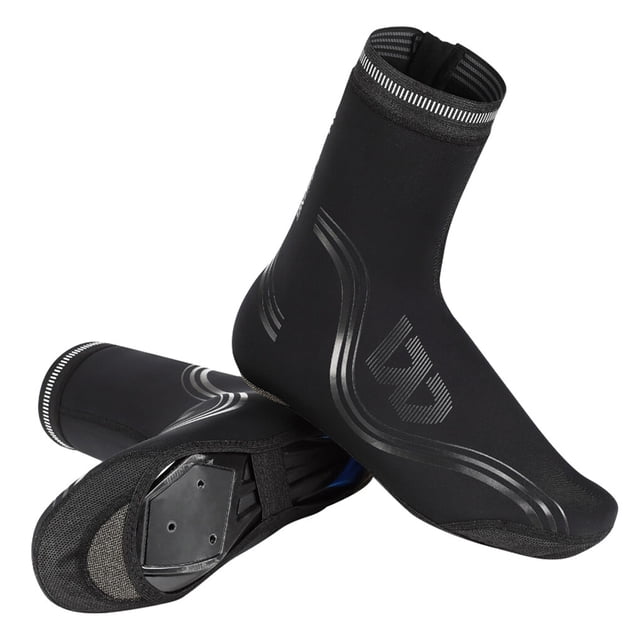 Maoww Bicycle Shoe Cover Waterproof Riding Shoe Protector Elastic Wind-proof Cycling Foot Cover, M black M