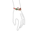 thumbnail image 2 of Bling Jewelry Womens Murano Glass Christmas Charm Bead with Stocking Snowflake and Reindeer, 2 of 5