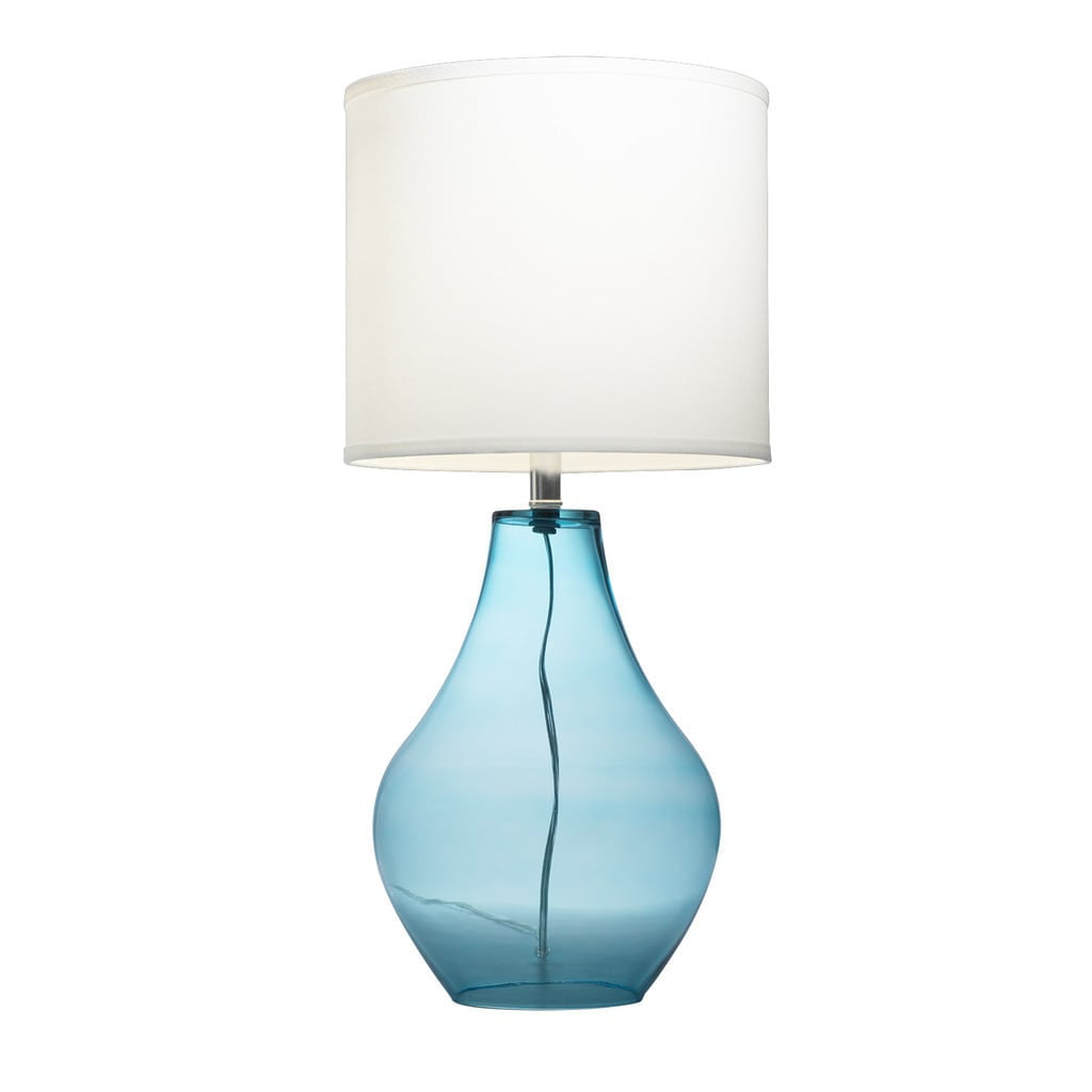 Light Blue Glass Table Lamp, Kichler Lighting Table Lamps