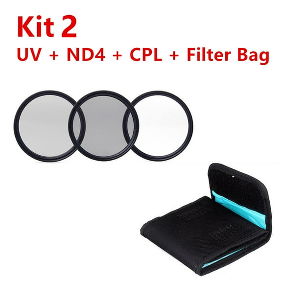 Filter UV CPL ND4 Bayonet Reversible Lens Hood Cap For Fujifilm XF 18-55mm F2.8-4 R LM OIS Lens on XT5 XT4 XT3 XS10 XT30 XH2 XH1