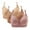 13-Pink, variant on YWDJ Bras for Women Plus Size 3 Pack Closure in Back Comfortable Bras No Wires Bras Adjustable Straps Half Cup Push up Wrap Sleep Bras Padded Comfort Bras Solid Comfy Bras Khaki 40