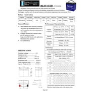 12V 35AH GEL Battery Replaces Goal Zero Yeti 400 Solar Generator