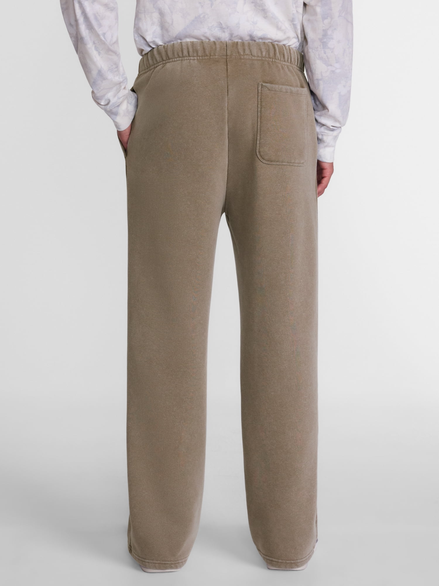 No Boundaries Heavyweight Fleece Open Hem Sweatpants, 30'' Inseam, Men's XS-3XL
