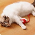 thumbnail image 3 of Indoor Cat Entertainment Essential: Red Smart Obstacle - Avoidance Interactive Cat Ball, 3 of 9