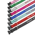thumbnail image 5 of Personalized Embroidered Dog Collar Custom Nylon Pet Collar for Small Large Dogs, 5 of 8