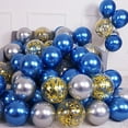 thumbnail image 6 of 50PCS Dark Blue Agate Marble Metal Latex Confetti Balloons Birthday Wedding BabyShower Decorations New year Globos, 6 of 6