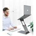 thumbnail image 6 of Adjustable Laptop Stand, Aluminum Laptop Riser, Ergonomic Laptop Stand for Desk, Notebook Computer Stand Holder Compatible with 10-17 Inch Laptops, 6 of 6