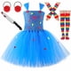 thumbnail image 2 of Disfraz de Chucky de Halloween para niños, juego de niños, muñeco fantasma asesino de terror, conjunto de vestido con tutú, vestidos elegantes para fiesta de carnaval para niñas pequeñas, 2 of 5