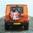 thumbnail image 6 of Rateoe Chibi Axolotl Sakura Fantasy Pattern Tire Cover Wheel Protectors Weatherproof Wheel Covers Universal Fit for Trailer Rv SUV Truck Camper Travel Trailers Accessories-17 inch, 6 of 6
