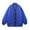 Blue, variant on Viikei Winter Coats for Women Women's Winter Cotton-Padded Three-Color Knitted Splicing V-Neck Loose Version Cotton-Padded Jacket