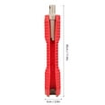 thumbnail image 4 of Water Pipe Spanner, Multifunction Socket Wrench, Sink Faucet Socket Wrench Household For Home Use, 4 of 8