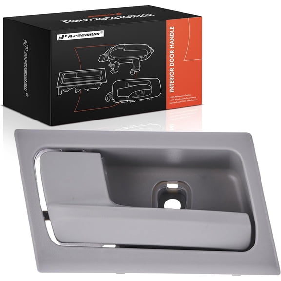 A-Premium Front or Rear Left Driver Side Interior Door Handle Compatible with Ford Crown Victoria 2003-2011 & Mercury Grand Marquis 2003-2011, Marauder 2003-2004, Gray, Replace# 3W7Z5421819AAB