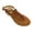 Camel, variant on . Women's Braided T-Strap Thong Sandal