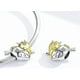 thumbnail image 2 of 925 Sterling Silver Angel Devil Crystal Charm Charm Compatible With Pandora, 2 of 4