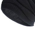 thumbnail image 3 of Gorro De Punto Beanie Cap Slouch Hat Otoño Invierno Soft Fleece Forrado Warm Hat Para Hombres Mujeres Vogacara AP008079-02, 3 of 6
