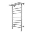 thumbnail image 1 of Summit Towel Warmer, Polished, Dual Connection, 8 Bars & Heated 3-Bar Shelf, 1 of 1