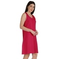 thumbnail image 2 of Inkmeso Robe Évasée Sans Manches pour Femmes Longueur Genou Ligne A Été Décontractée, 2 of 7