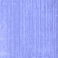 thumbnail image 1 of Ahgly Company Indoor Square Solid Blue Modern Area Rugs, 8' Square, 1 of 4