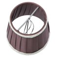 thumbnail image 4 of Simple Cylindrical Fabric Lampshade Accessory Suitable For Hotel And Home 12x11cm Coffee Color Creating Decorative Diffuse Lighting 1Pack, 4 of 4