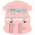thumbnail image 4 of Teclado eléctrico de inicio rápido de 61 teclas, reproducción de grabación, piano electrónico, 2 métodos de potencia, teclado musical para inspirar talentos musicales, teclado, piano, kit de iniciació Muyoka Hogar, 4 of 6