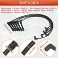 thumbnail image 3 of Unique Bargains Car Spark Plug Coil Wires 7mm Fit for Audi A4 A6 A8 No.078905532B/078905113 - Pack of 6, 3 of 6