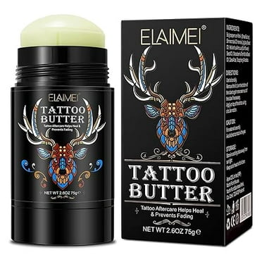 Tattoo Aftercare Balm,Repair Tattoo Aftercare Soothing Cream,Heals Protects New Tattoo and Color Enhancement Old Tattoos,Natural Ingredients Tattoo Balm Moisturizer & Brightener