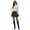 Black, variant on Womens Skirts Mini Pu Leather Buckle Belt Decor Low Waist Pleated Skirts Design Y2K Style Street Trendy Stylish Skirts For Ladies