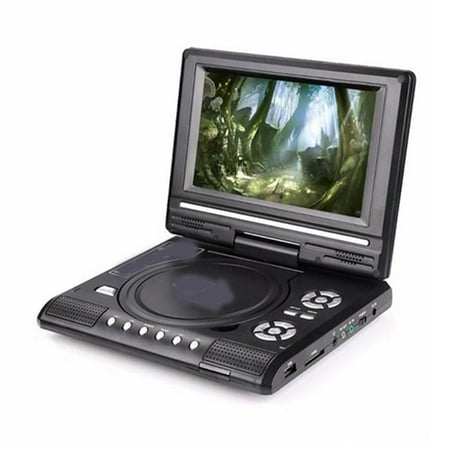 Portable 7.8 Inch TV Home Car DVD Player HD VCD CD MP3 HD EVD Player With TV/FM/USB/Game Function ,Easy to Install