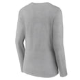 thumbnail image 3 of Women's Heathered Gray Minnesota Golden Gophers Speed Tested V-Neck Long Sleeve T-Shirt, 3 of 3
