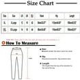 thumbnail image 3 of LYXSSBYX Womens Yoga Lounge Dress Pants Hot Sale Clearance Pants Work Office Business Mid Ripped Denim Frayed Hem Casual Jeans Denim Trousers, 3 of 9