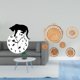 thumbnail image 2 of Reloj de pared,Reloj de pared de gato para sala de estar,dormitorio decorativo.,Manualidades de pared,Decoración para colgar en la pared,ratán artesanal tejido,Juego de decoración de pared, 2 of 8
