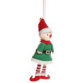 thumbnail image 3 of Festive Elf Decoration Xmas Doll Pendant Christmas Tree Decoration Cotton Cloth and Iron Material Decorative 1Pc, 3 of 5