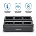 thumbnail image 2 of Cargador de escritorio de seis vías con base BAOFENG para UV-9G, 2 of 9
