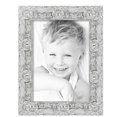 thumbnail image 2 of ArtToFrames 14" x 20" Platinum Baroque Luxe Picture Frame, 14x20 inch Silver Wood Poster Frame (WOM-5265), Pack, 2 of 7