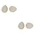 thumbnail image 1 of Qarigey Pendientes de botón joyería elegante decoración estilo Simple mujer elegante pendientes de botón adorno de vestir femenino regalo de tipo 23 2piezas Qarigey CBP385603, 1 of 5